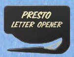 Presto Letter Opener - Black